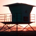 Quiet evening on Lifeguard Stand #6 ~ Redondo Beach